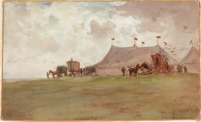 Landscape with Tents